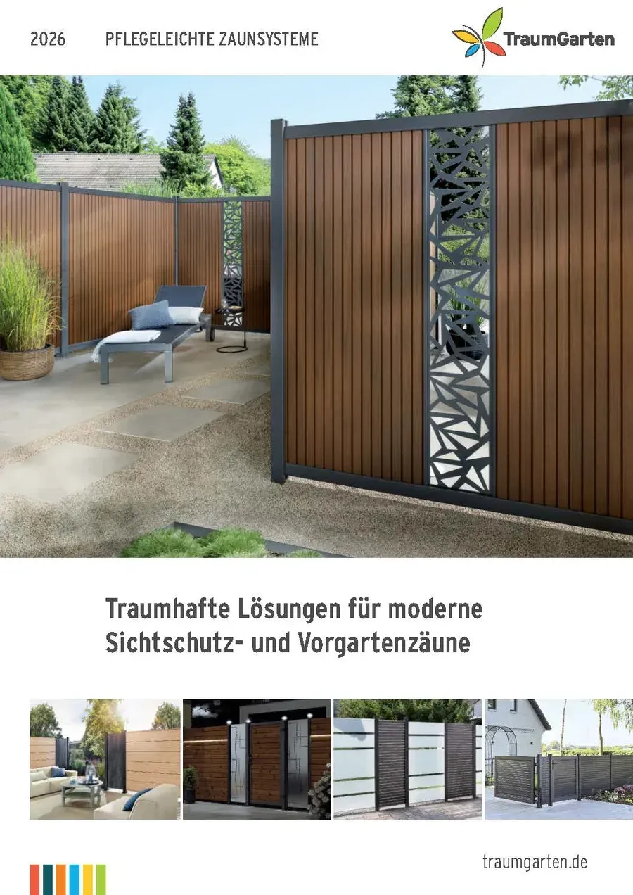 Titelseite: Pflegeleichte Zaunsysteme